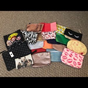 Lot of makeup bags